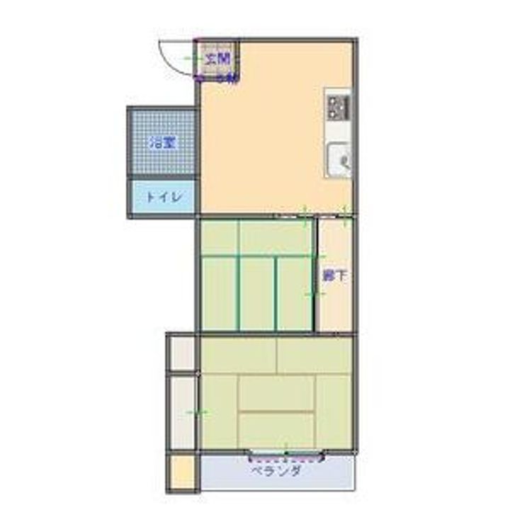 中源ビル4Aの間取り