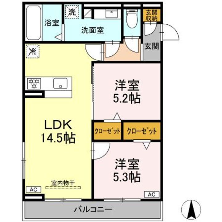 Forutuna・ZUKA3の間取り