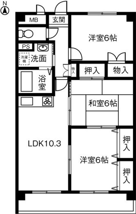 ドリーム來の間取り