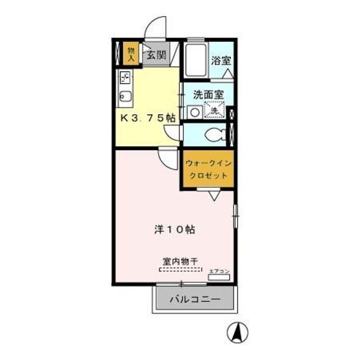シャルマン 2の間取り