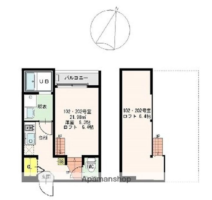 ボヌール桜本町の間取り