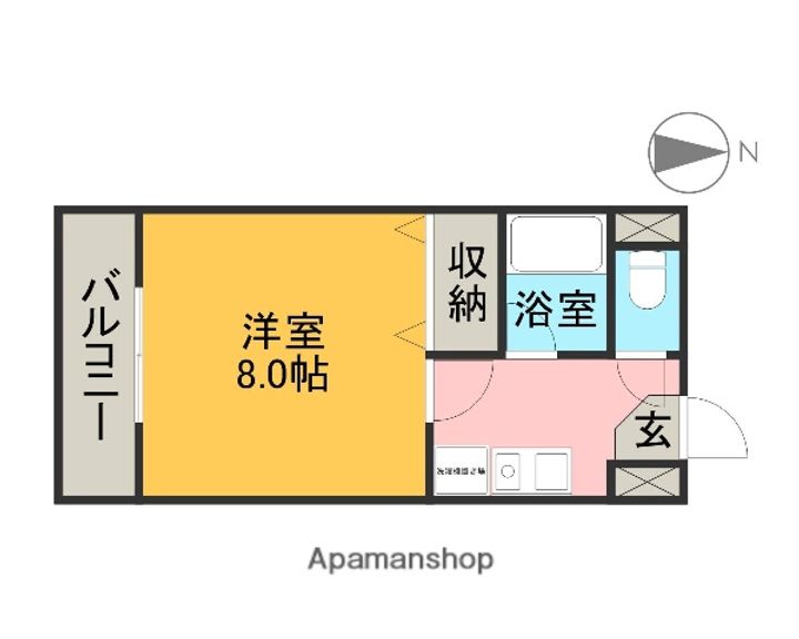 鳥山マンション2の間取り