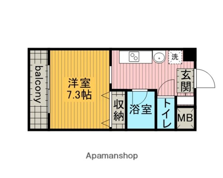 アベニュー大宝の間取り