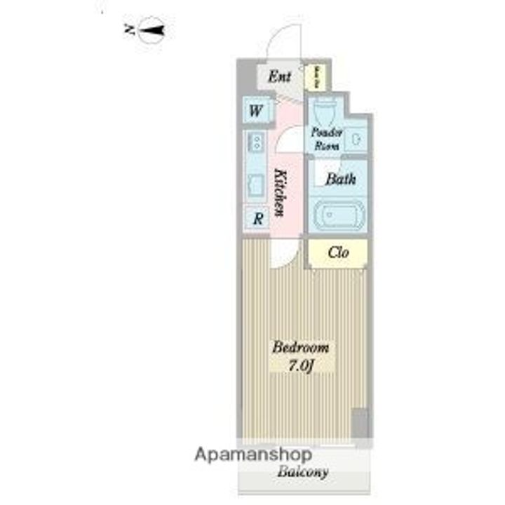 プロシード新栄の間取り