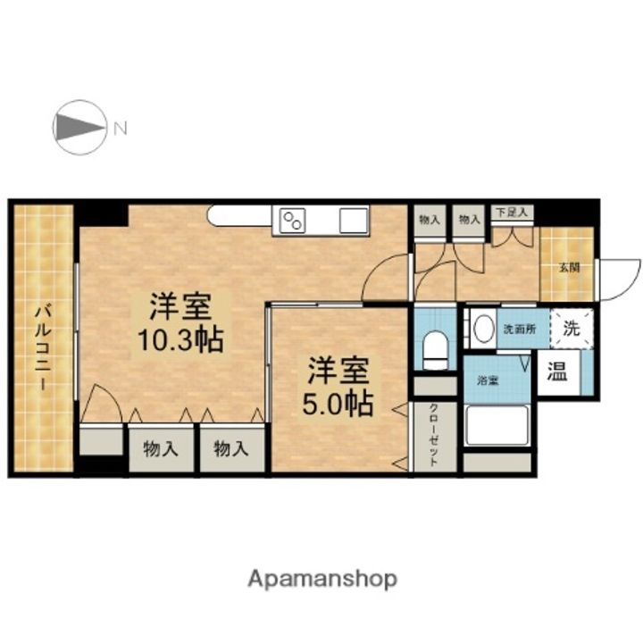 プレステージ新栄の間取り