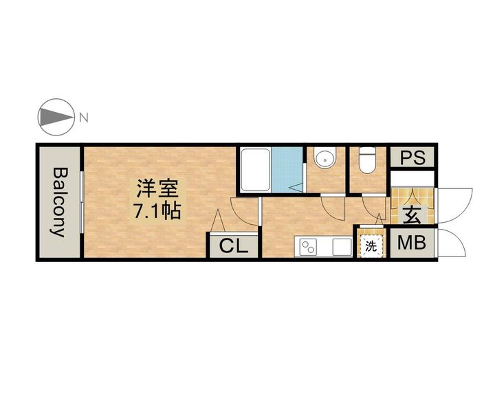 プレサンス金山コネクト0901の間取り