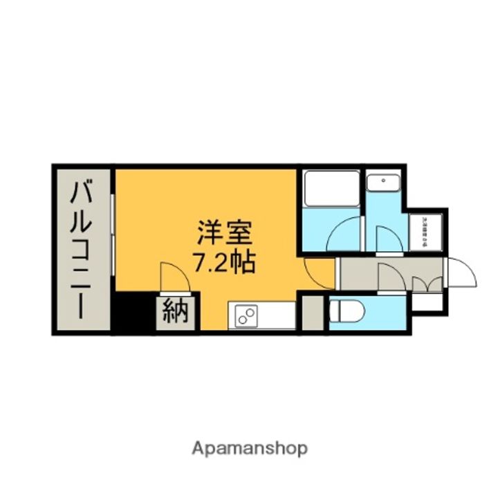 スクエア・アパートメントの間取り