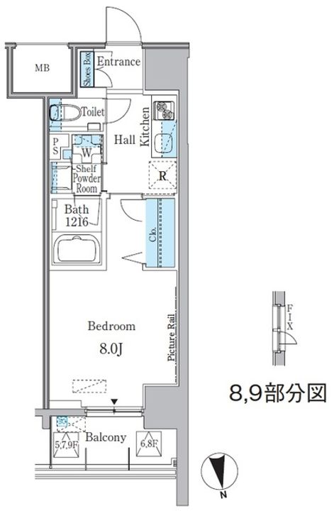 GRAND ESPOIR 車道の間取り