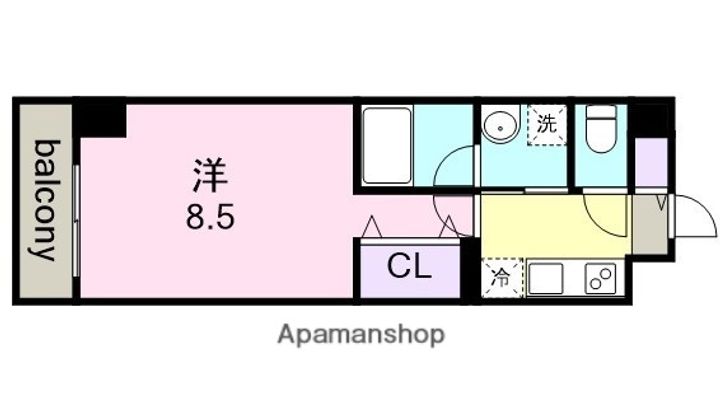 リシュドール名駅南の間取り
