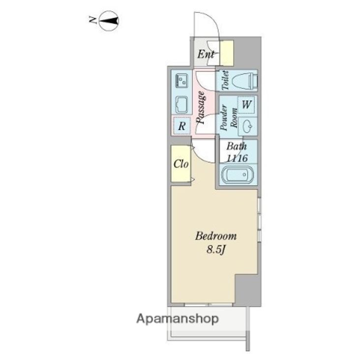 プロシード金山3の間取り
