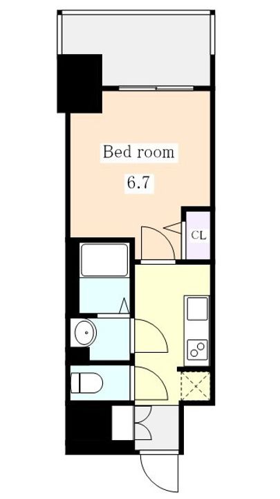 プレサンス伏見アーバンベース0307の間取り