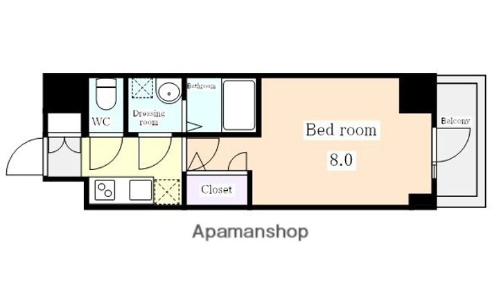 エスリード栄クロスシティの間取り