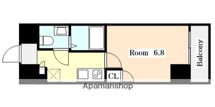 エルザビル名古屋駅前の間取り