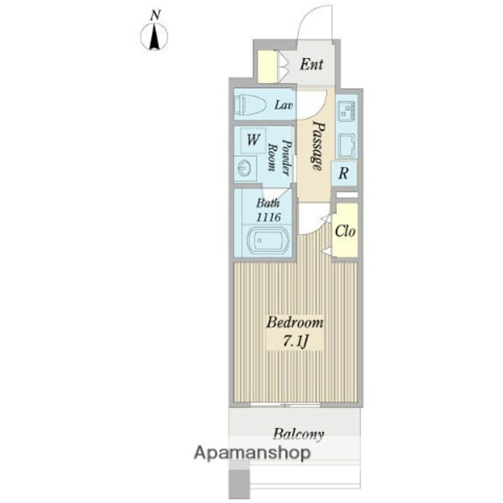 カンピオーネ御器所通の間取り