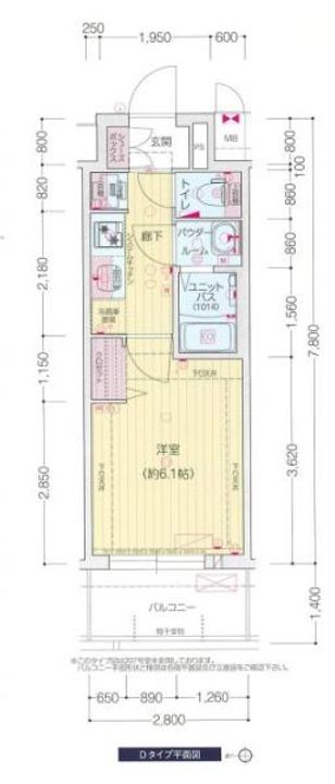 プレサンス太閤通ファシールの間取り