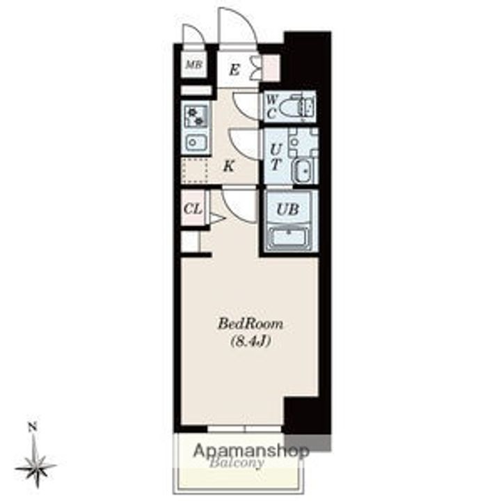 S−RESIDENCE尾頭橋BEAUTEの間取り
