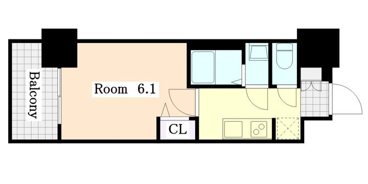 プレサンス太閤通駅前デュプルの間取り