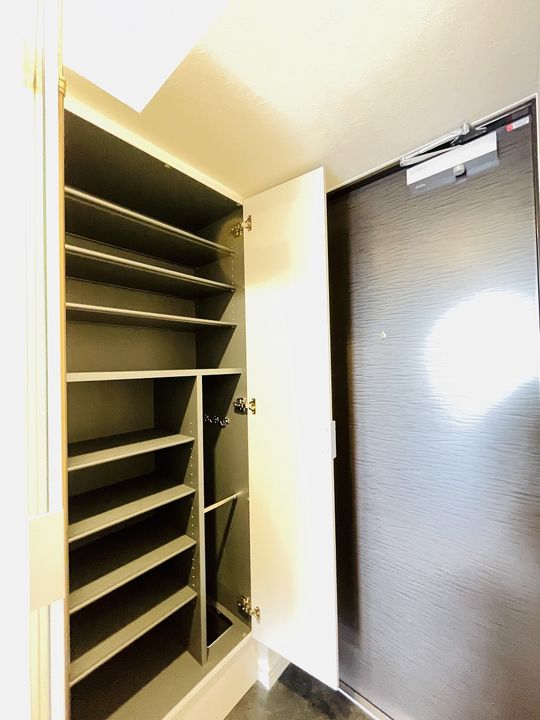 プレサンス太閤通駅前デュプルの玄関