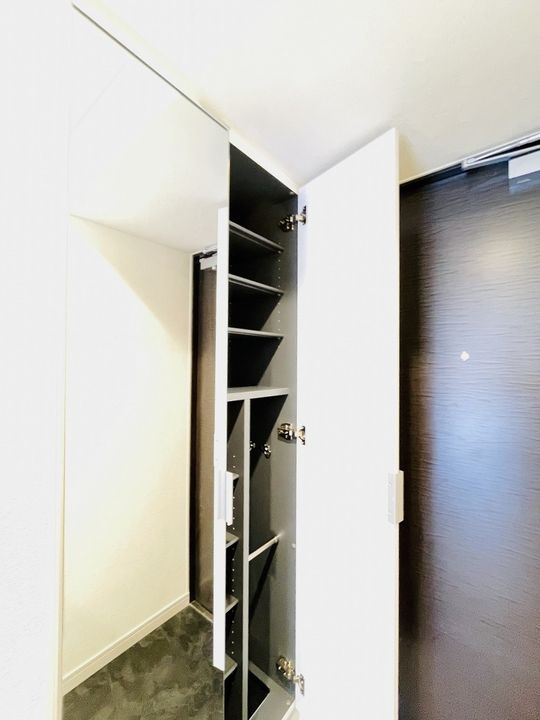 プレサンス太閤通駅前デュプルの玄関