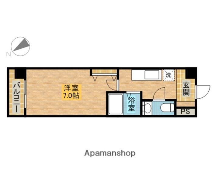 パークフラッツ金山の間取り