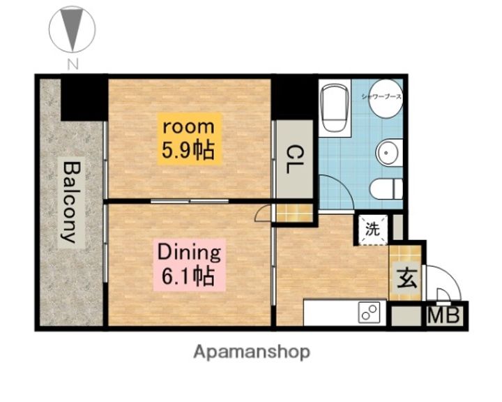 レインボーピア記念橋の間取り