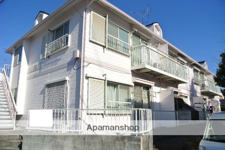 原松ハイツB101の外観