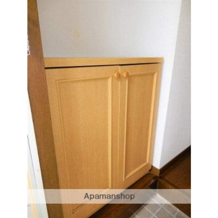 原松ハイツB101の玄関