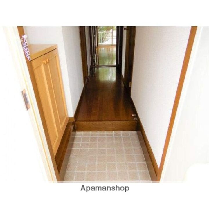 原松ハイツB101の玄関