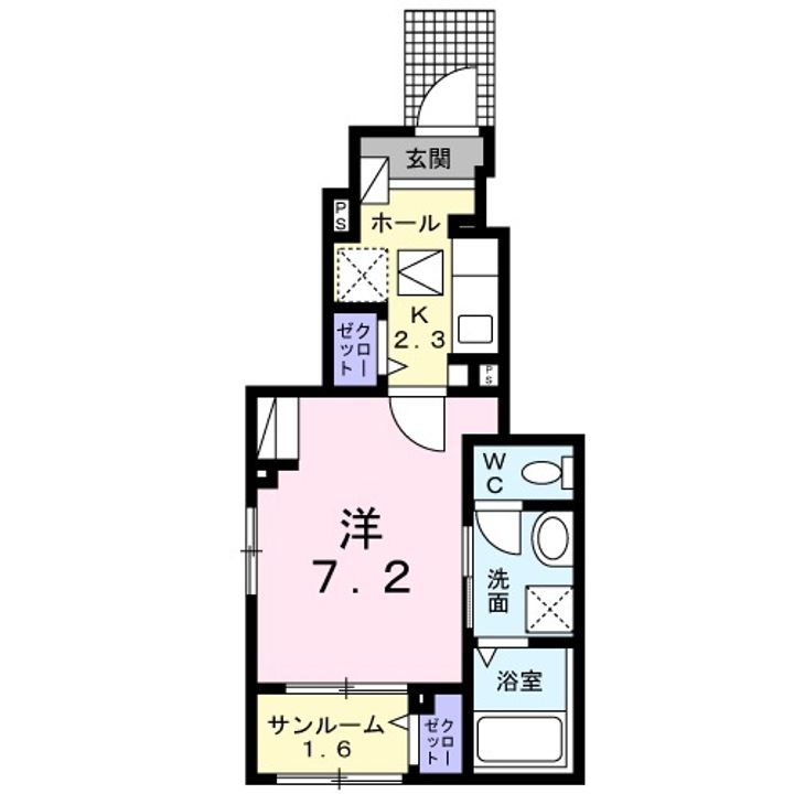 ユーフォリアの間取り