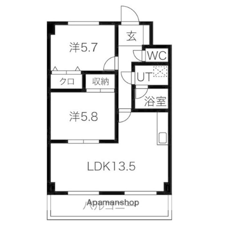 ハースヒルズ赤池Ⅱの間取り