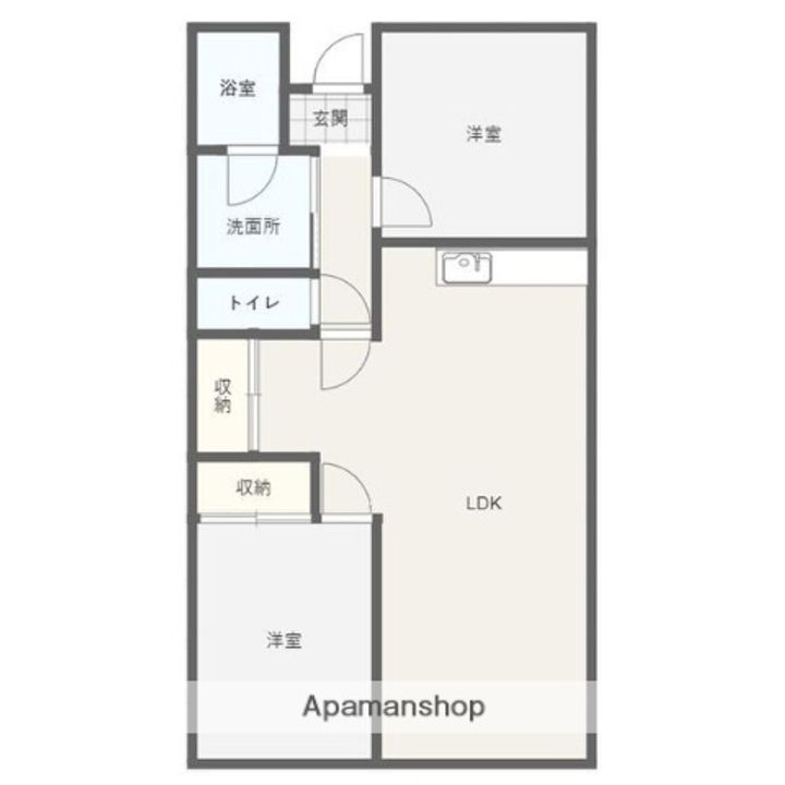 ファミーユ浅井 A棟の間取り