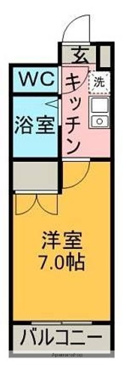 サンアップロイヤルガーデンパート2202の間取り