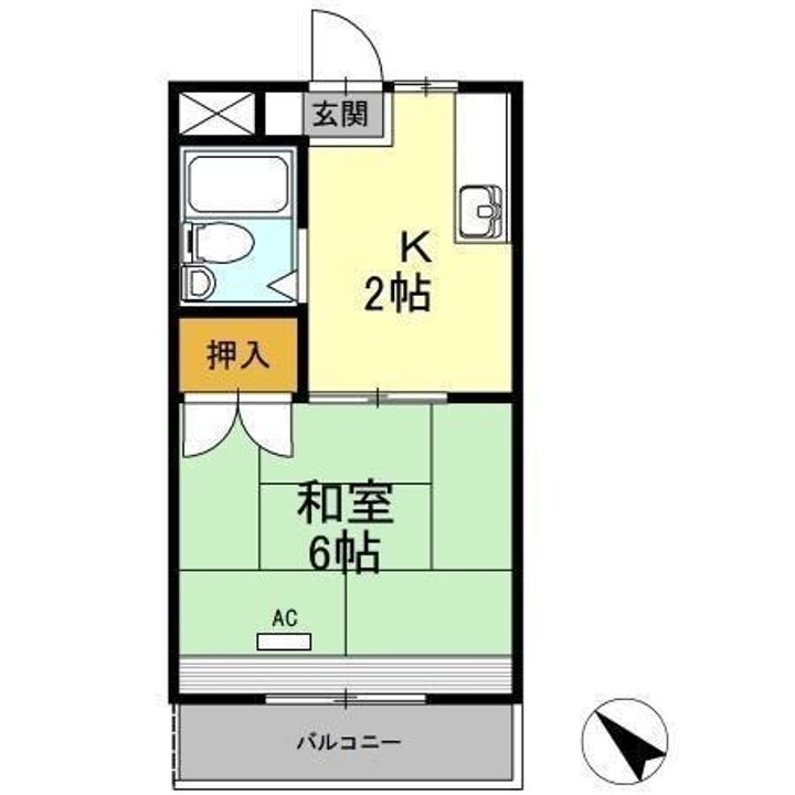 レイクグリーン三好 A棟の間取り
