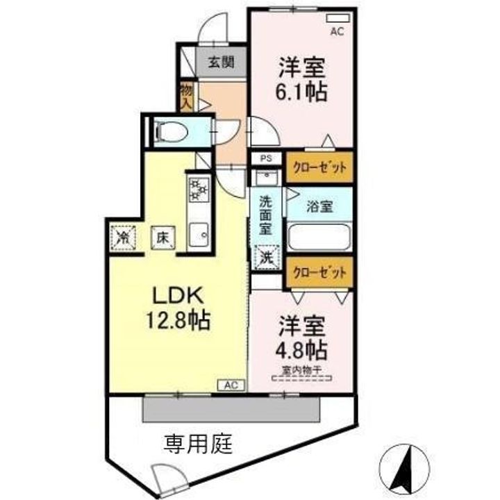 オープストガルテンKの間取り