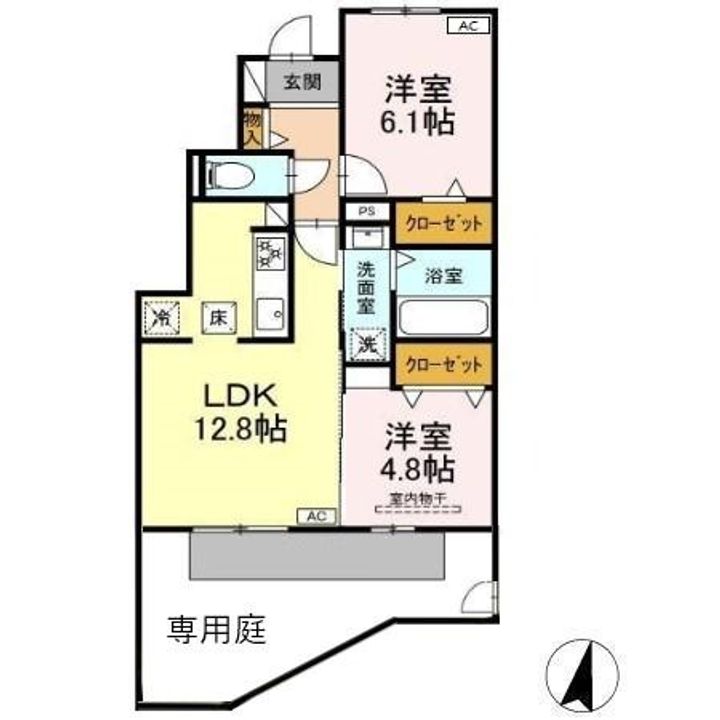 オープストガルテンKの間取り