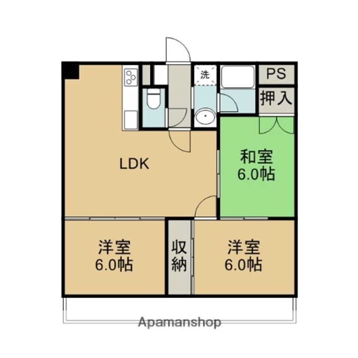 コンフォトゥールの間取り