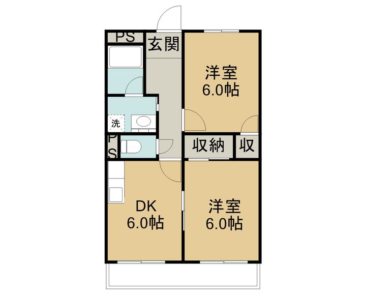 グランメールときわの間取り