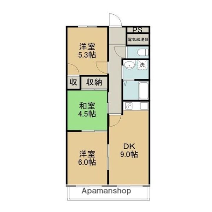 ドエルウィステリア5Aの間取り