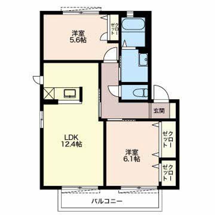 ESPACE A棟の間取り