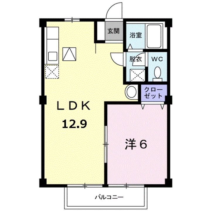 ファミール小杉Ⅱの間取り