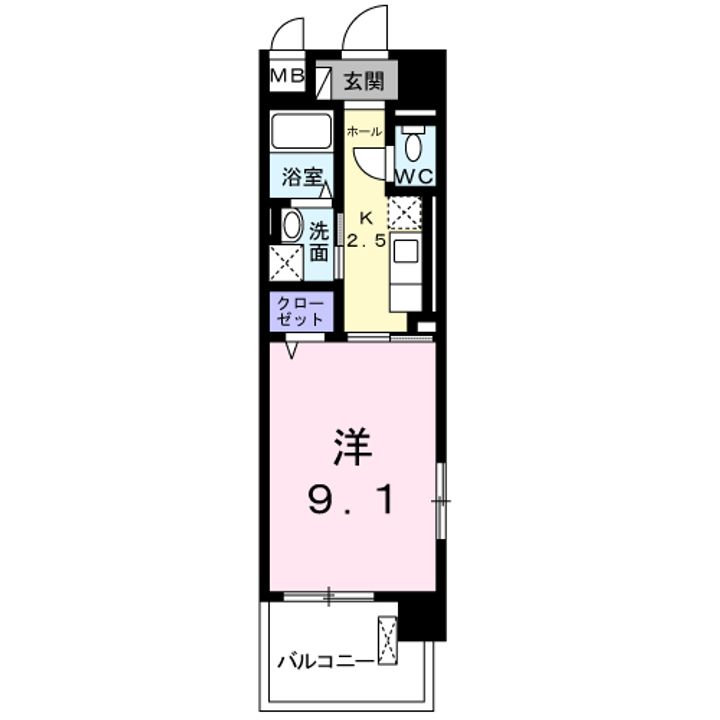 サンルミエールの間取り