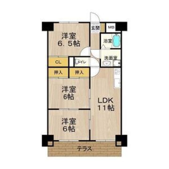 グレースマンション藤の間取り