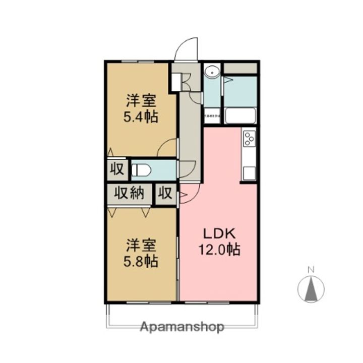 ユーミー川島の間取り