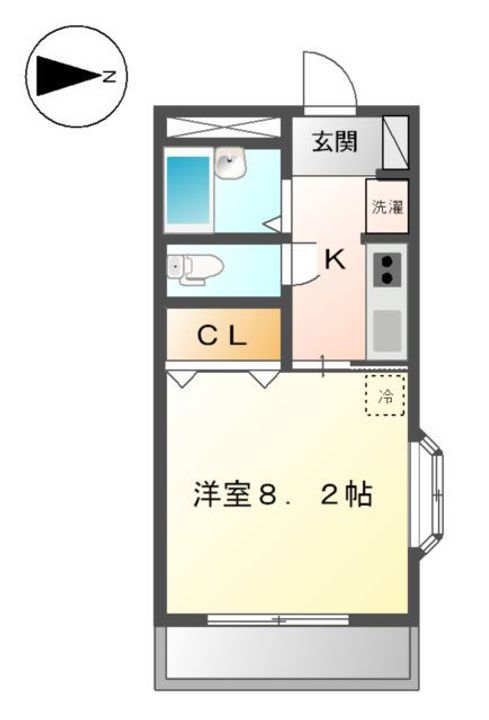 リヴィエールSHIZUの間取り