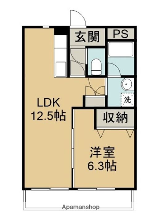 TEA POTの間取り