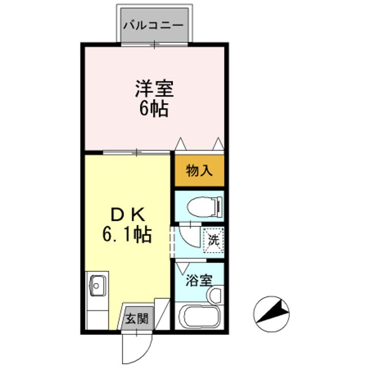 プライムブリリアント Aの間取り