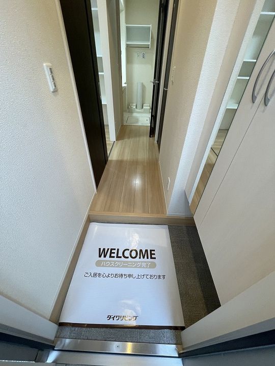コージーコート朝日の玄関
