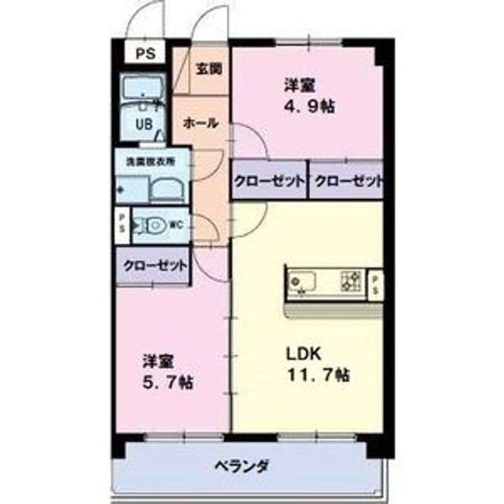 プリリアンスTAKEKOSHIの間取り