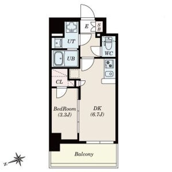 SーRESIDENCE四日市安島ALOGGIOの間取り