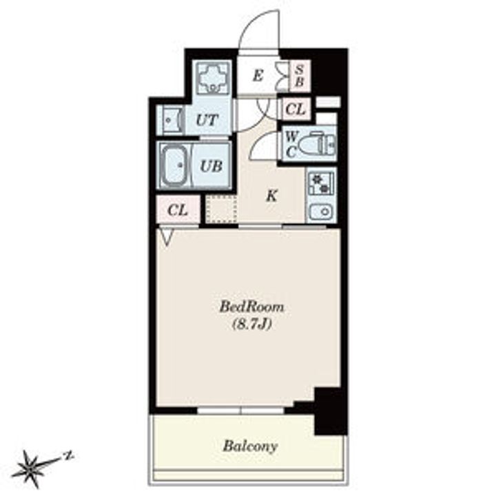 SーRESIDENCE四日市安島ALOGGIOの間取り